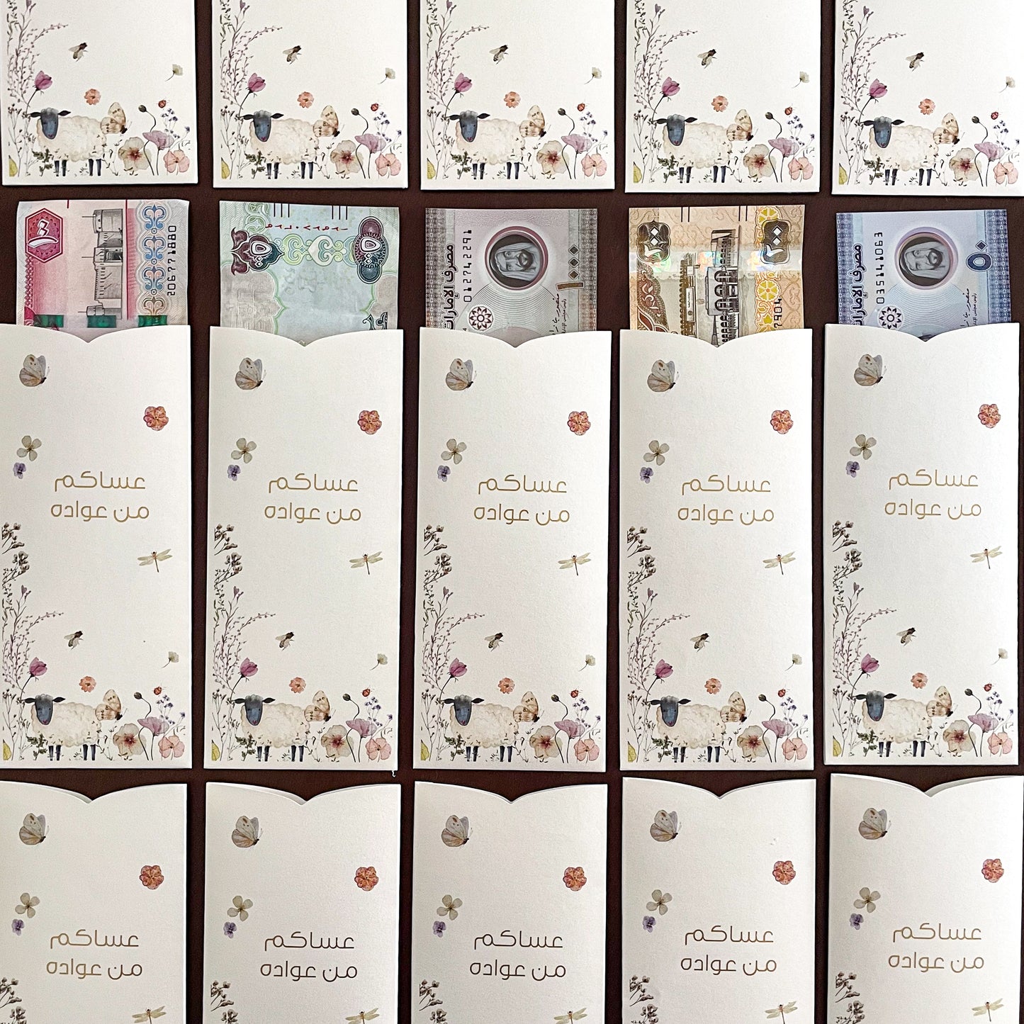 Floral Envelopes (Pack of 10)